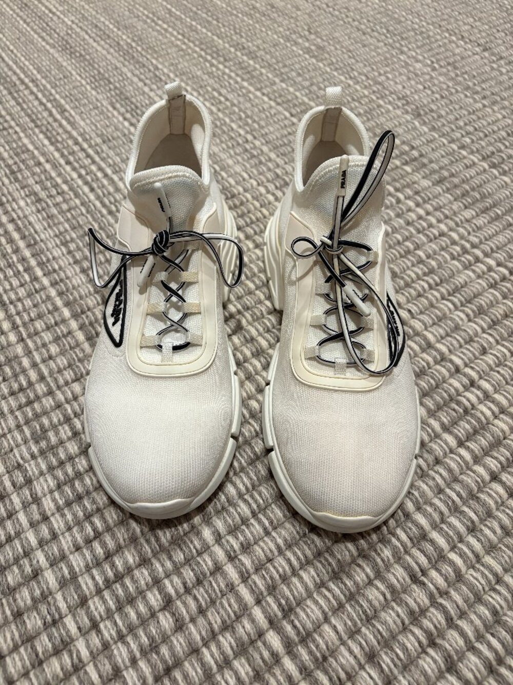 Prada Knit Sneakers Size 39